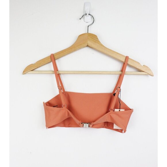 NWT superdown Katrina Bandeau Bikini Swim Top Swimsuit Rose Pink X Small - Picture 6 of 6